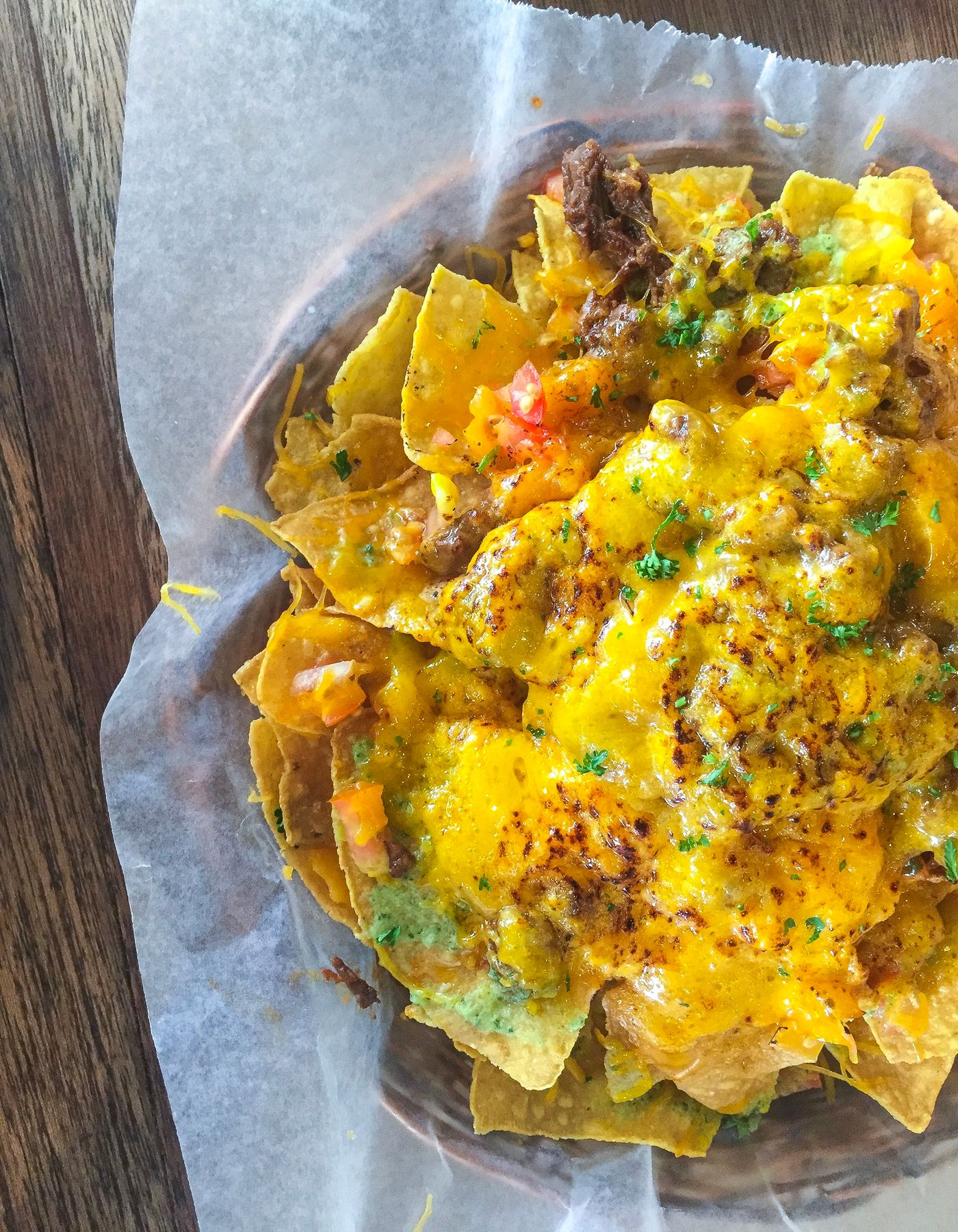 Loaded nachos, for illustration
